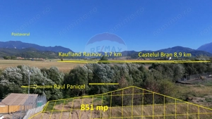 851 mp, Pârâu in spate - Brașov | Centrul echitație și Complex Pănicel - imagine 3