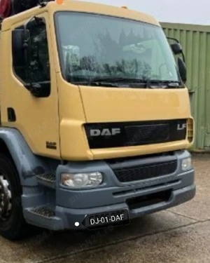 DAF 55.220  2003 cu macara HIAB 085, import Anglia 2020, unic proprietar în Ro, ITP nou