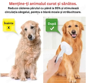 Perie profesională 5-în-1 pentru câini și pisici - imagine 5