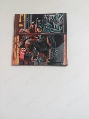 Vand tablouri pictate manual 40cm x 45 cm,culori acrilice  