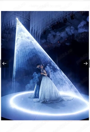 Laser RGB 10W   cerc dansul mirilor + consolă DMX + mașină ceață (DJ evenimente)