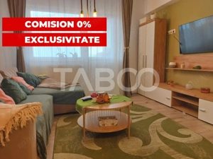 Apartament renovat 66 mp 3 camere 2 bai balcon pivnita Cisnadie