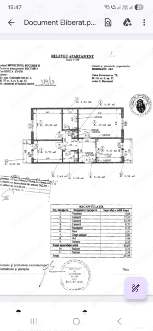 Metrou Piață Sudului- Sos Olteniței- apartament 3 camere  - imagine 6