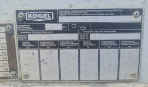 Remorcă auto 18 tone Kögel ANBS 18   stare bună, platformă lungă - imagine 13