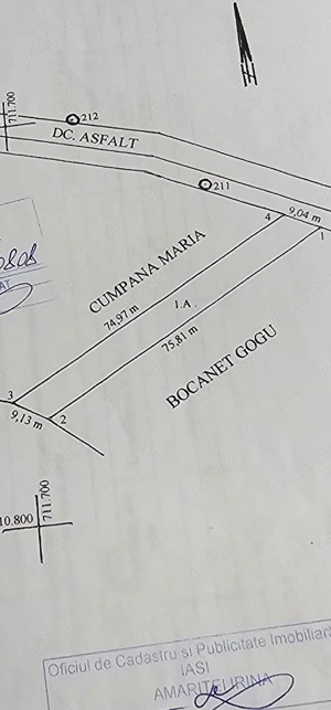 Teren intravilan sat Pocreaca com Schitul Duca Iasi