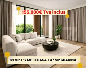 Apartament de vanzare cu 4 camere, 89 mp, zona Torontalului