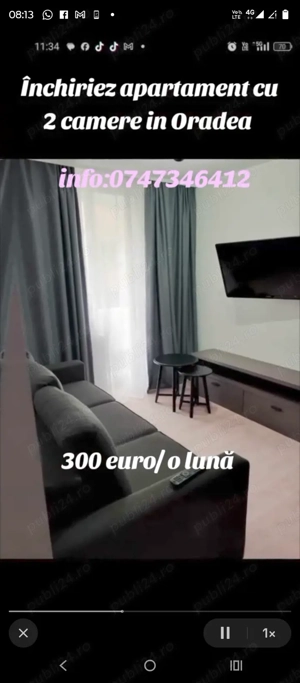 Închiriez apartament 2 camere în Oradea  - imagine 2