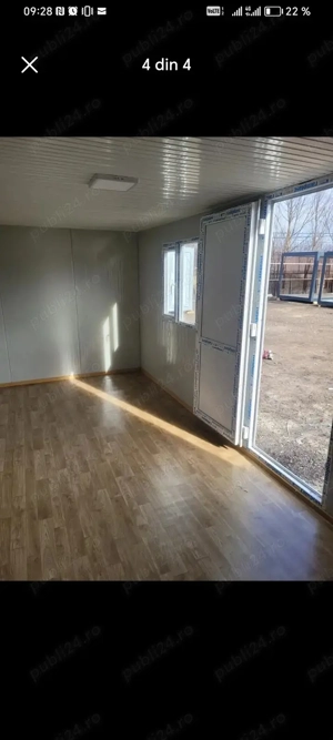 container modular pentru birou 2,40x6 echipat complect    - imagine 3