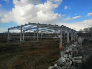 vând structura metalica pregătită pentru panou Sandwich   