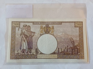 Bancnotă 2000 interbelică AUNC - imagine 2