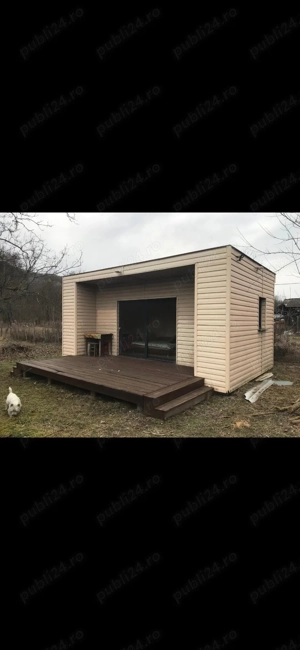 Modul locuibil din lemn   ideal birou sau cameră de închiriat | 25 mp - imagine 3