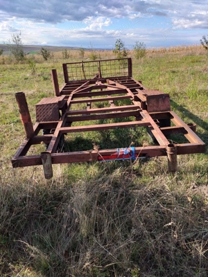 Remorca tip tramcar, confectionata din profile U de 100mm Roti 650, R16C - imagine 5