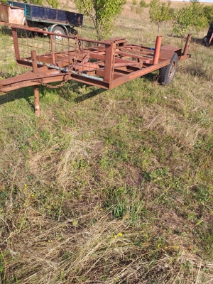 Remorca tip tramcar, confectionata din profile U de 100mm Roti 650, R16C