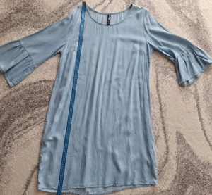 Rochie de vara din denim subțire   mărimea 40 (UK 14), stare excelentă - imagine 2