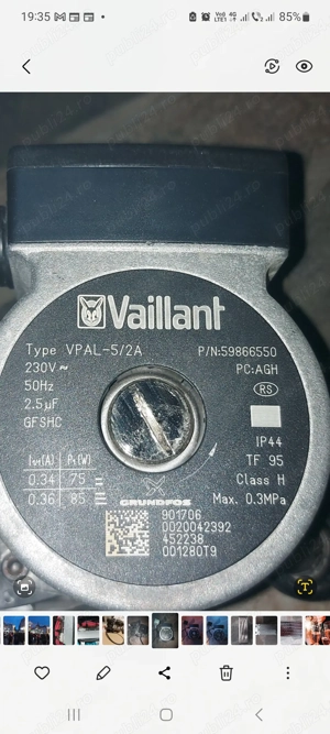 Pompa vaillant turbotec plus vuw RO 282 plus vana cu 3 cai bonus plus