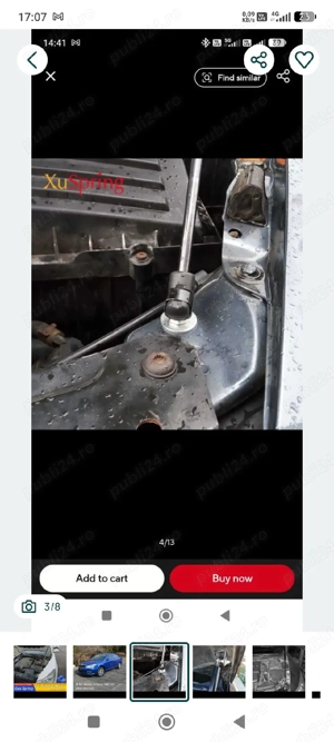 Vând telescop capotă skoda Octavia 2  - imagine 2