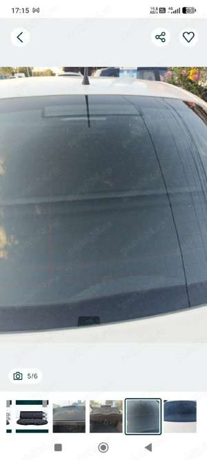 Vând poliță cu perdeluță Skoda Octavia 2 berlină  - imagine 2