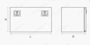 Cutie de scule Lada de scule camion INOXIDABILA - imagine 2
