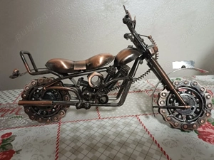 vand motocicleta construita din piese.pentru colectionari. - imagine 2