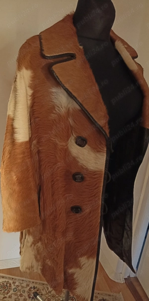 Blana Naturala cu piele naturala tip sacou 