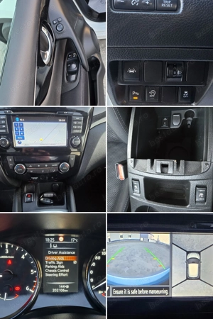 Nissan Qashqai  2016   1,5 dci   110 cp  euro 6   Tekna   Navi  Camere 360   Pliot  Keyless  Leduri - imagine 8