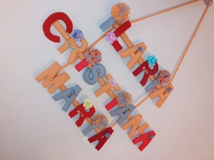 Nume decorativ handmade  - imagine 3