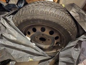 roata Ford 185/65/R14 - rezerva focus mk1 janta otel - imagine 3