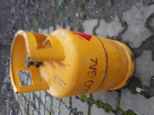 Butelie aragaz cu guler galbena 
