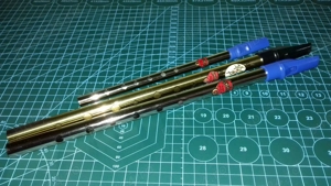 Fluiere englezești set gamele: Do - Re - Sol