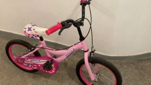 Bicicleta roz BMX fetite 4-9 ani (roti ajutatoare)