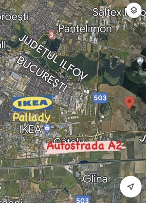 Teren intravilan Căldăraru - Cernica Ilfov