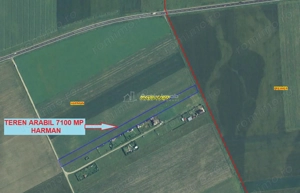 arabil Harman, spre Prejmer, langa case, acces usor, pretabil ferma