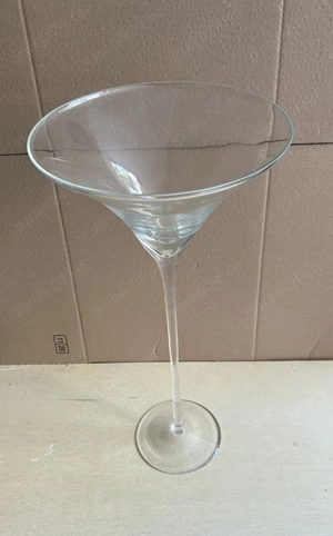 Vaza cupa Martini -inaltime 50 cm din sticla.
