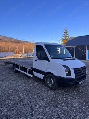 Volkswagen Crafter Autoplatformă   2.5 TDI   2009   Ideal pentru transport auto - imagine 4