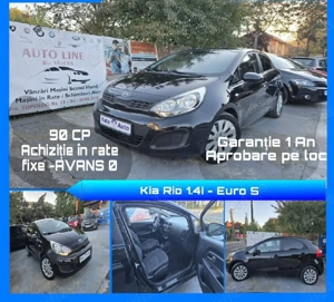 Kia Rio 1.4 posibilitate rate fara avans  - imagine 8