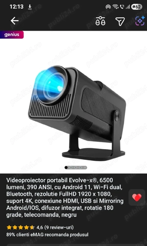 Videoproiector Full HD  Evolve-X 