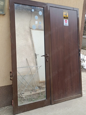 Uși de termopan culisante cu oglinda  - imagine 2