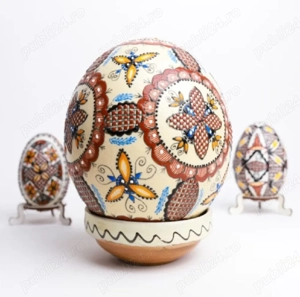 Oua de struti - de incondeiat pictat