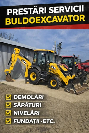 Închiriez buldoexcavator 