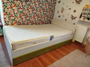 Pat+saltea ortopedica 120 200