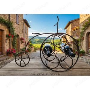 Suport sticle de vin Velociped