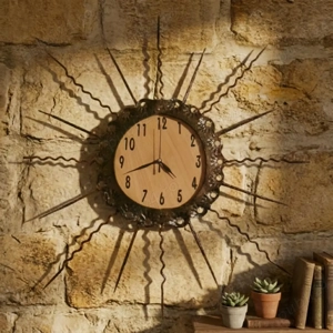 Ceas functional soare fier forjat