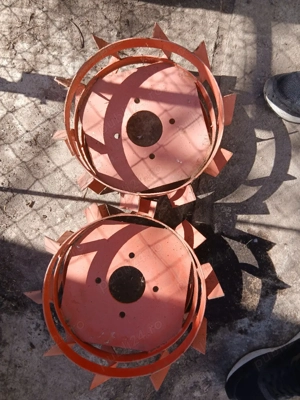 roți fier motocultor  - imagine 2