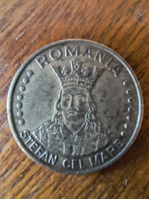 Vand moneda de 20 lei, cu chipul lui Stefan cel Mare, din1994