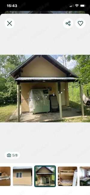 Telega, sat Bustenari ,PH teren și casa de vânzare 