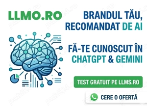 SEO AI | GEO | AEO - Optimizare pentru ChatGPT, Google Gemini & Mode AI, Claude, Grok