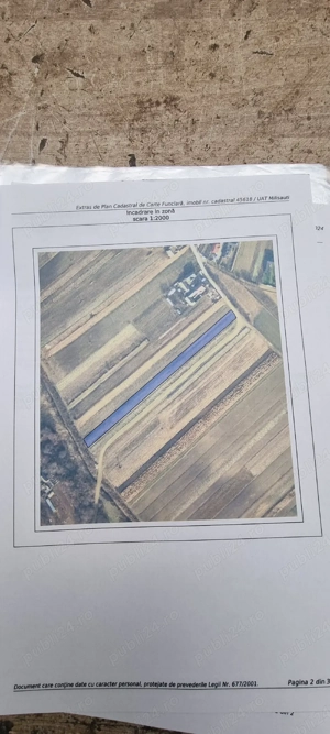 Teren intravilan 40 ari Milișăuți Lunca