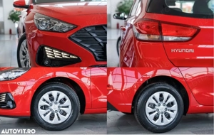 Roti complete Hyundai I30, 2024, jante otel cu capace originale, cauciucuri iarna Hankook