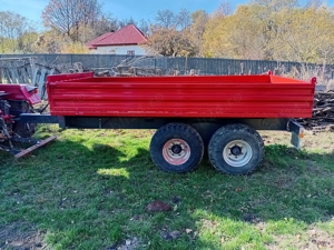 Vând remorcă lemne nouă (bușteni) pentru tractor (cu sau fără macara) - imagine 3