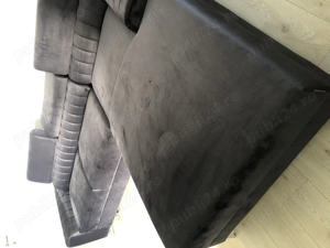 Vând canapea extensibilă Mobarta Gray   bleumarin, nouă - imagine 2